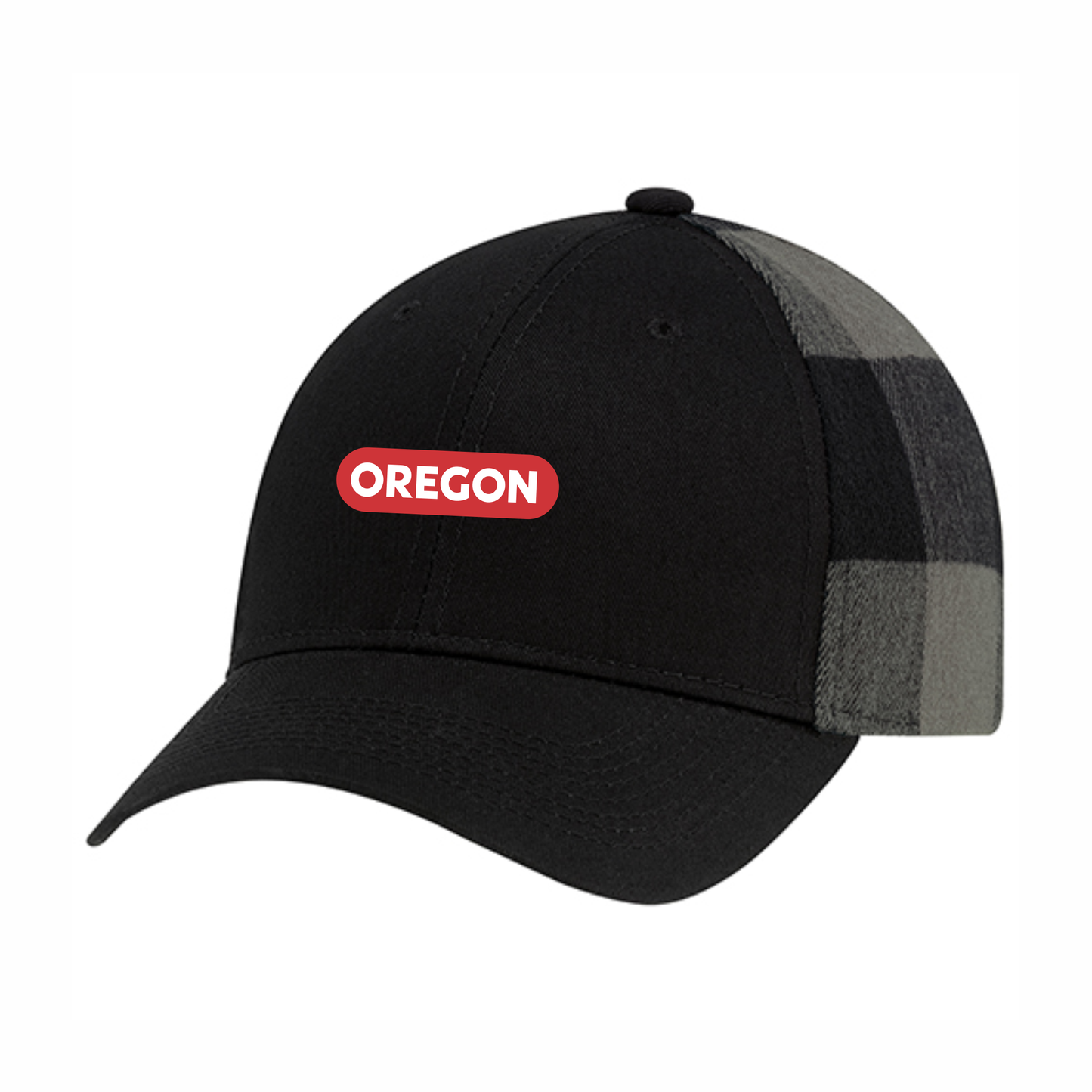 Two Tone Buffalo Plaid Cap