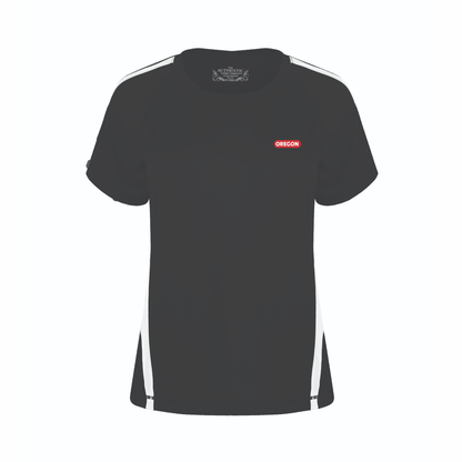 Ladies Wicking Colour Block T-Shirt