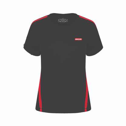 Ladies Wicking Colour Block T-Shirt