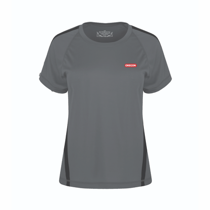 Ladies Wicking Colour Block T-Shirt