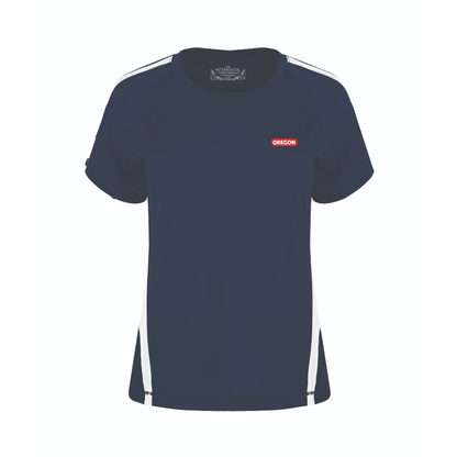 Ladies Wicking Colour Block T-Shirt