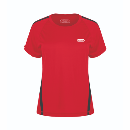 Ladies Wicking Colour Block T-Shirt