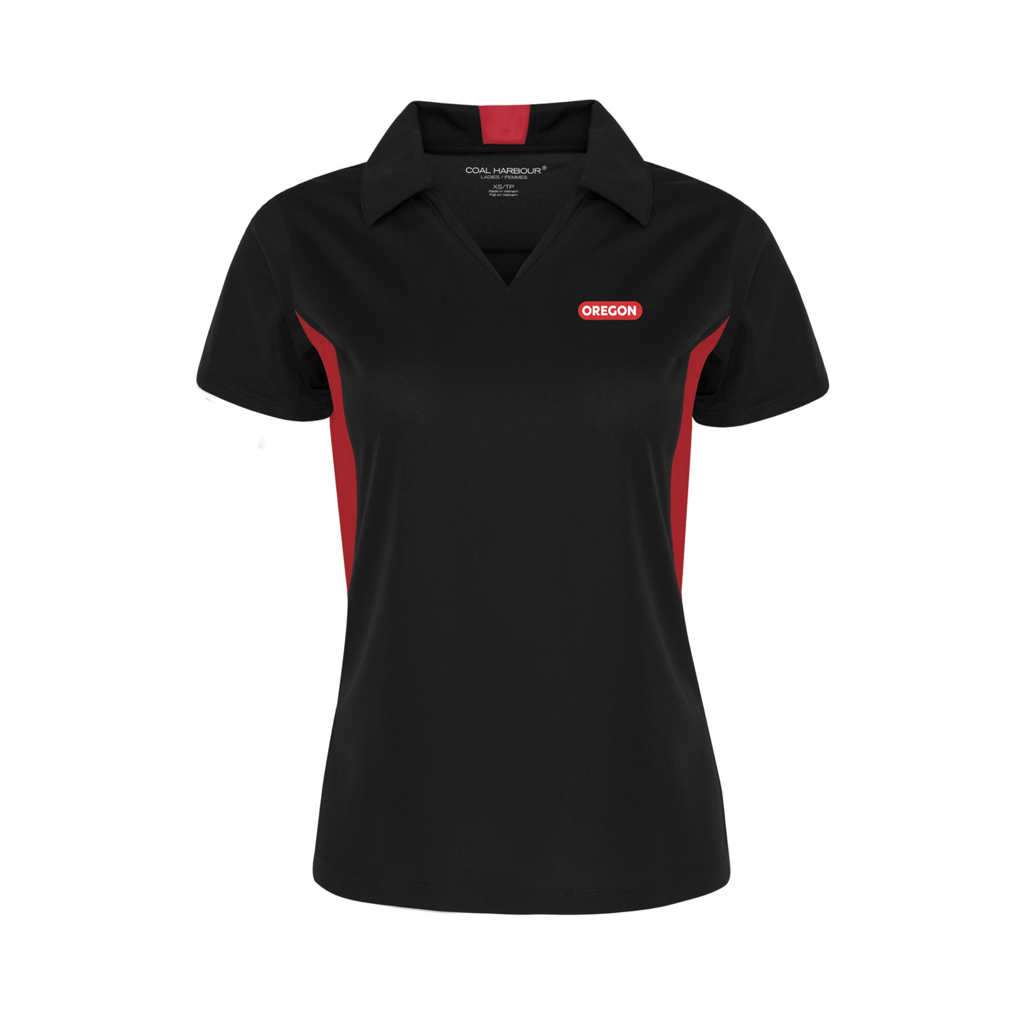 Ladies Wicking Colour Block Polo