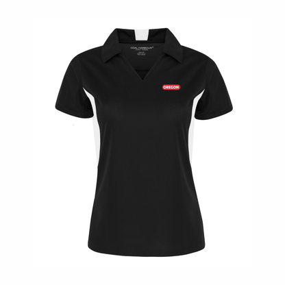 Ladies Wicking Colour Block Polo