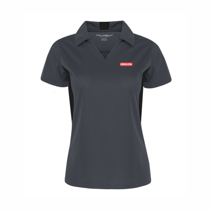 Ladies Wicking Colour Block Polo