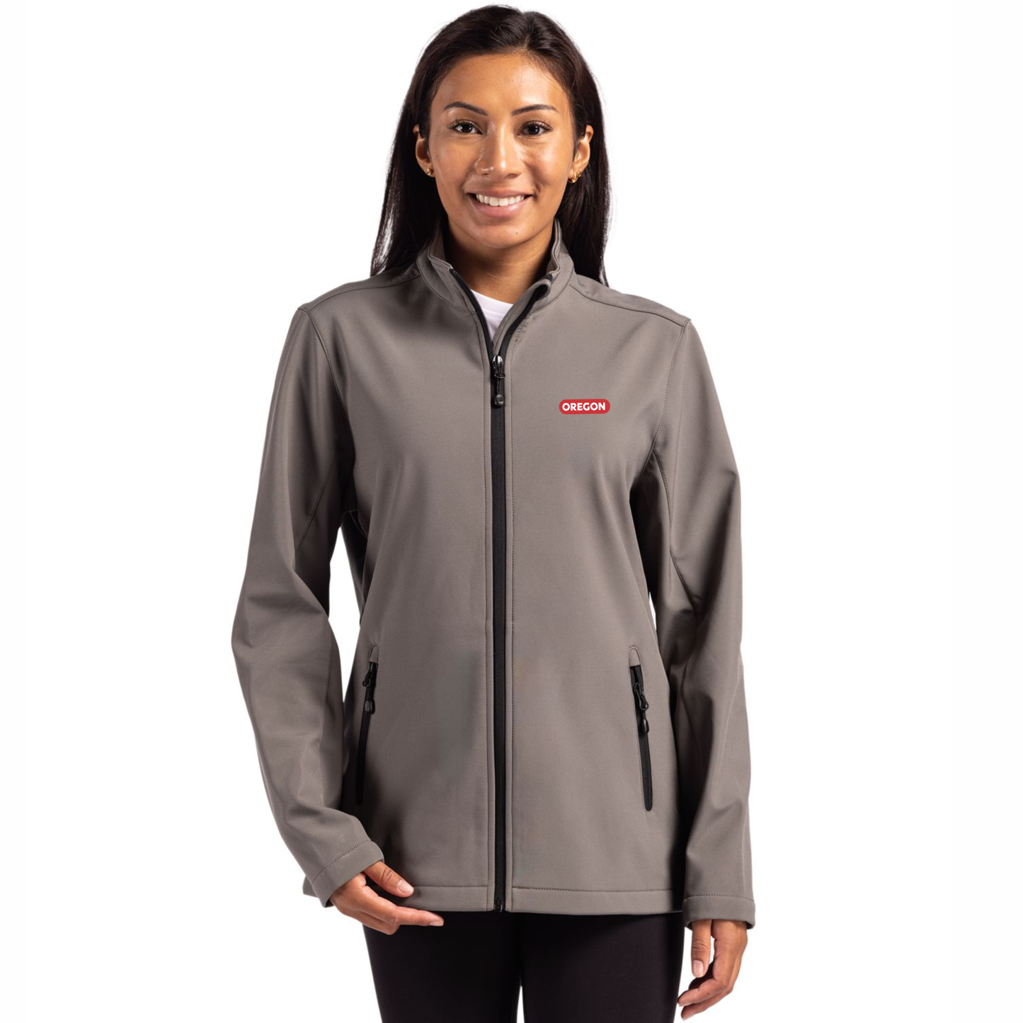Ladies Contrast Softshell Jacket
