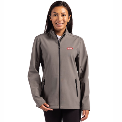 Ladies Contrast Softshell Jacket