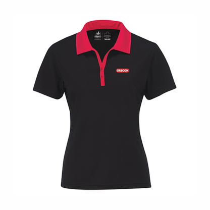 Ladies Lightweight wicking Two Tone Polo