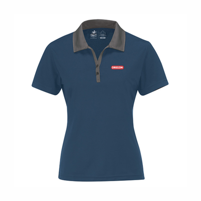 Ladies Lightweight wicking Two Tone Polo