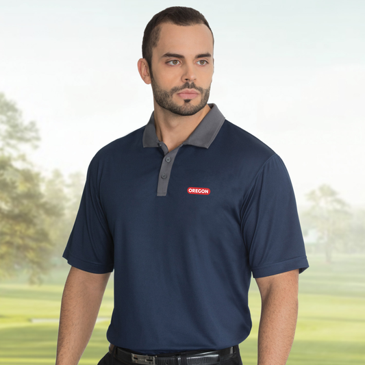Men's Lightweight wicking Two Tone Polo