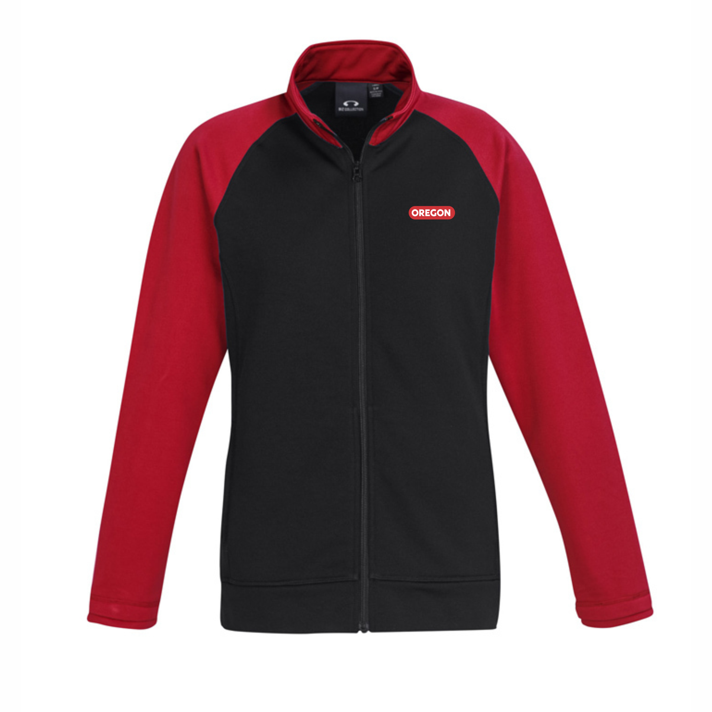 Ladies Two Tone Performance Full Zip Sweater