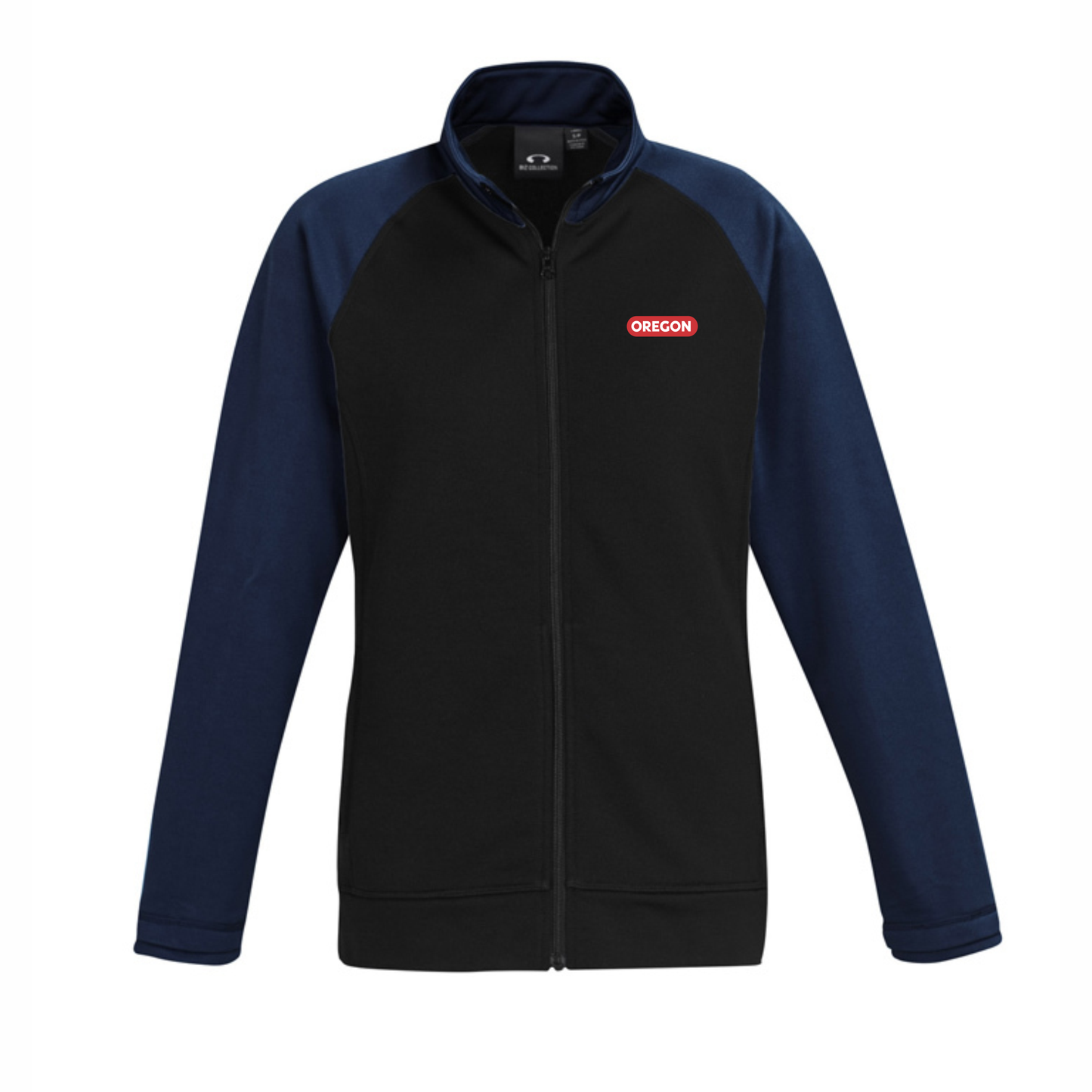 Ladies Two Tone Performance Full Zip Sweater