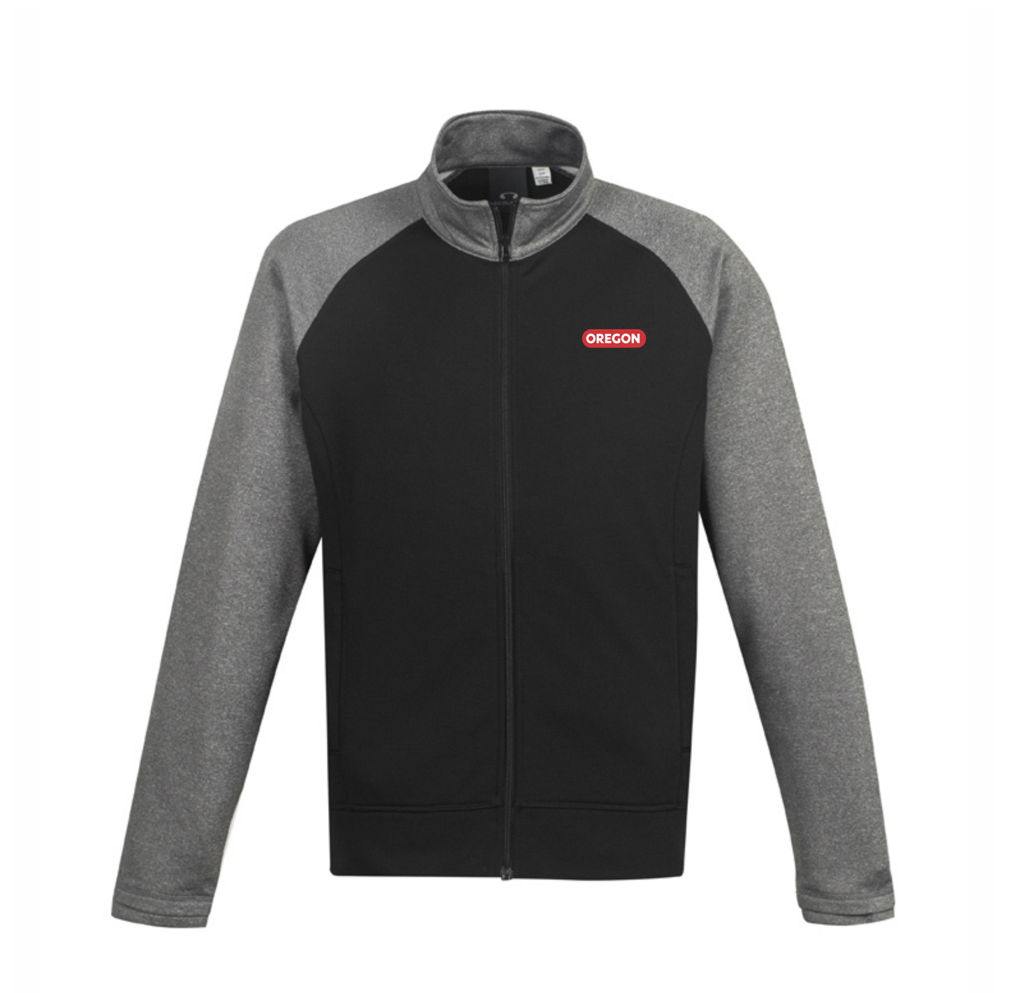 Men's Two Tone Performance Full Zip Sweater