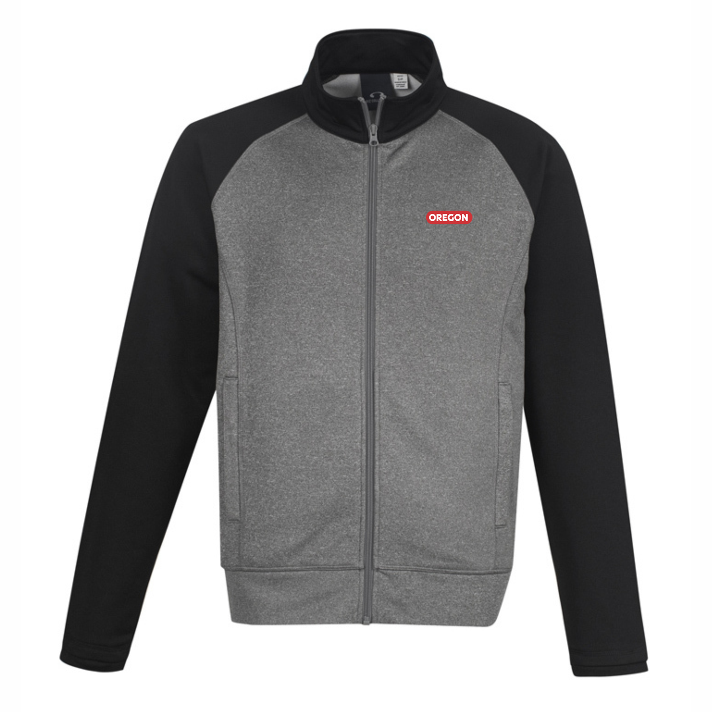 Men's Two Tone Performance Full Zip Sweater