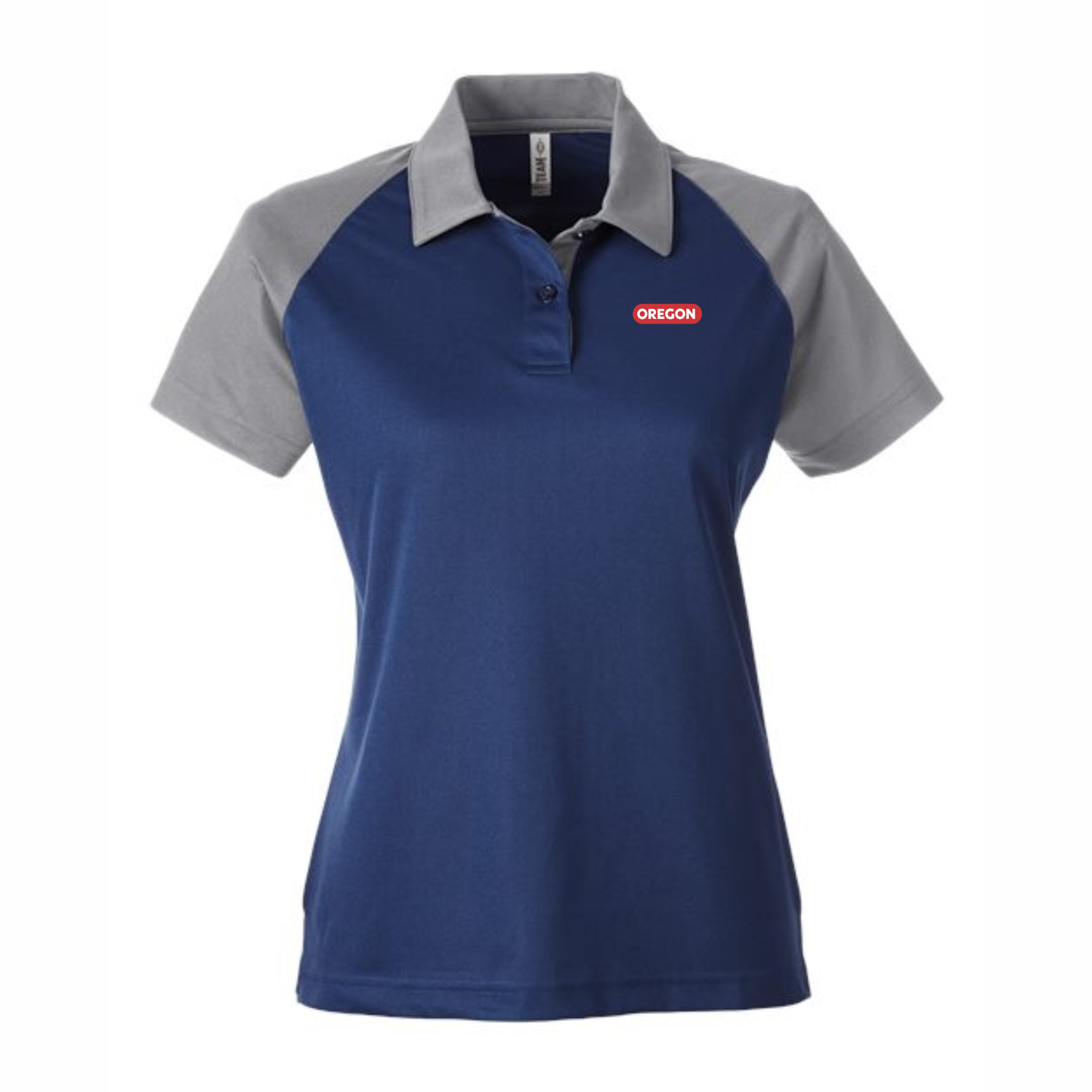 Ladies Two Tone Raglan Wicking Polo