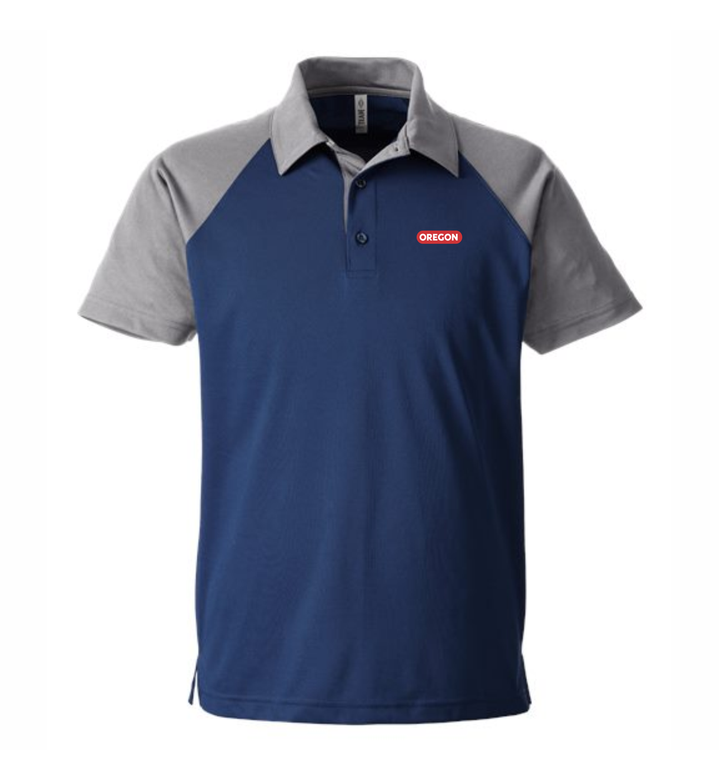 Men's Two Tone Raglan Wicking Polo
