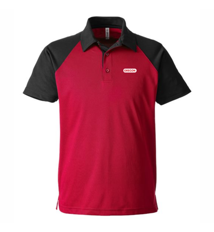 Men's Two Tone Raglan Wicking Polo