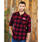 Men's Buffalo Plaid Long Sleeve Flannel Shirt