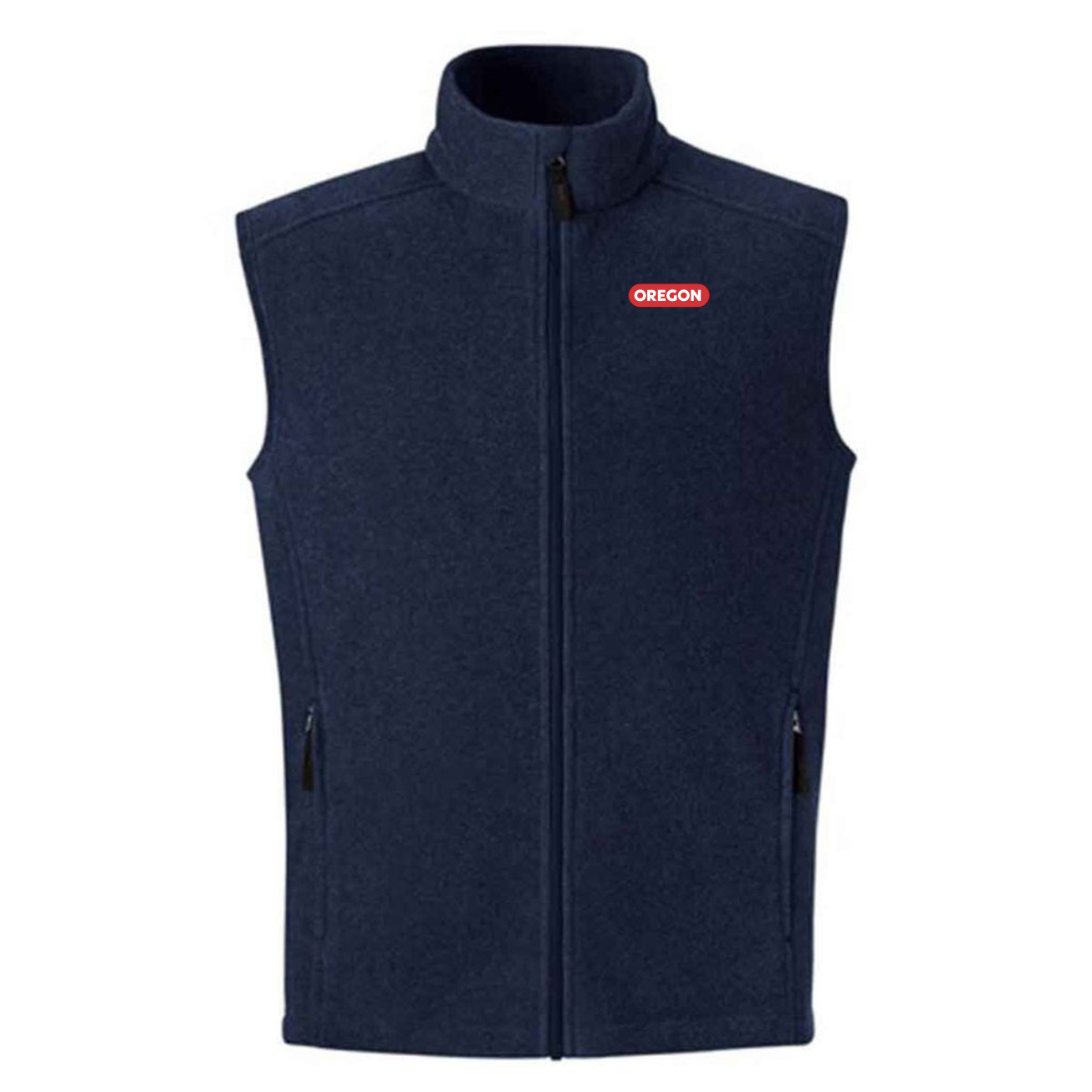 Fleece vest without collar sale