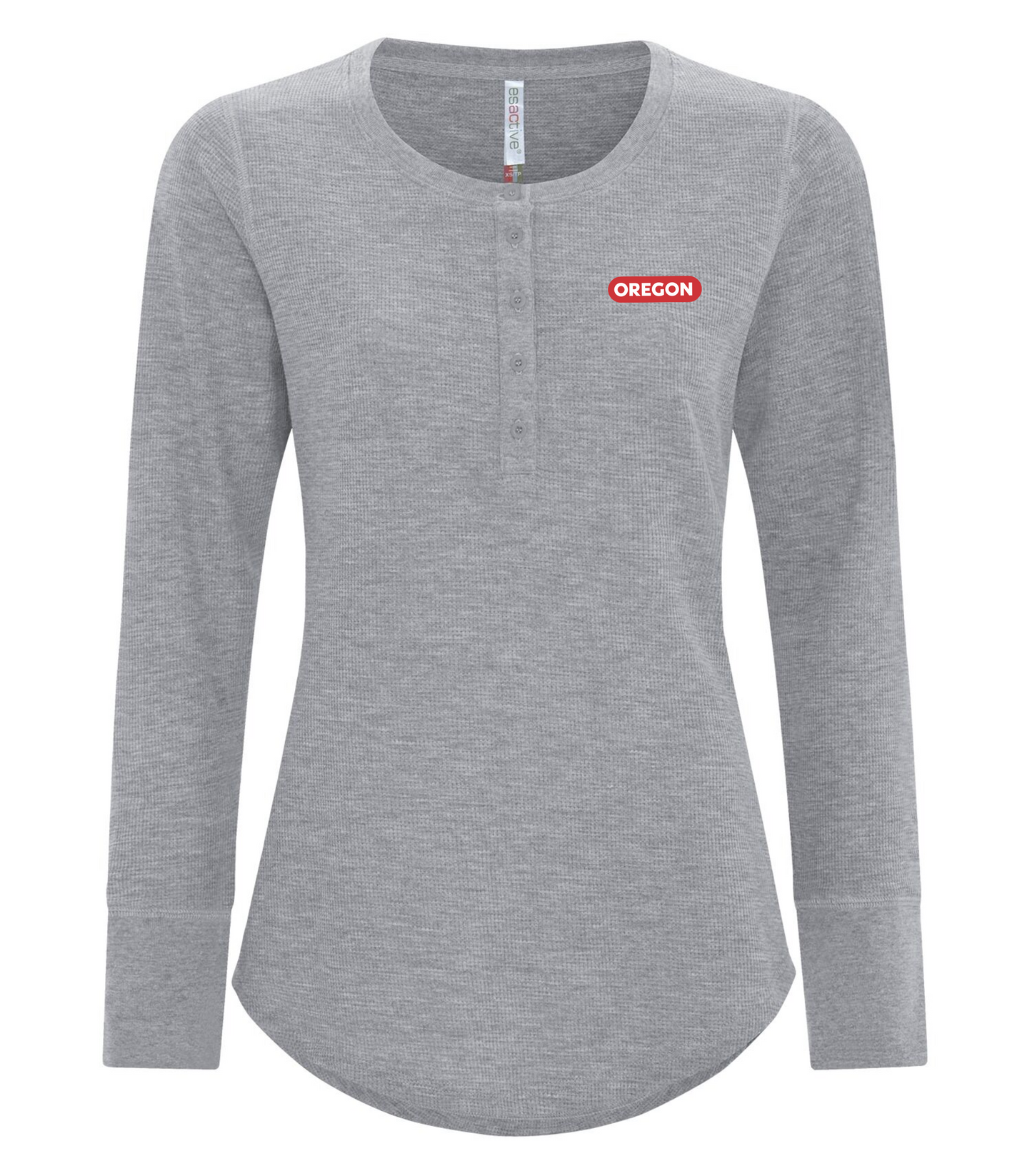 Ladies Long Sleeve Henley
