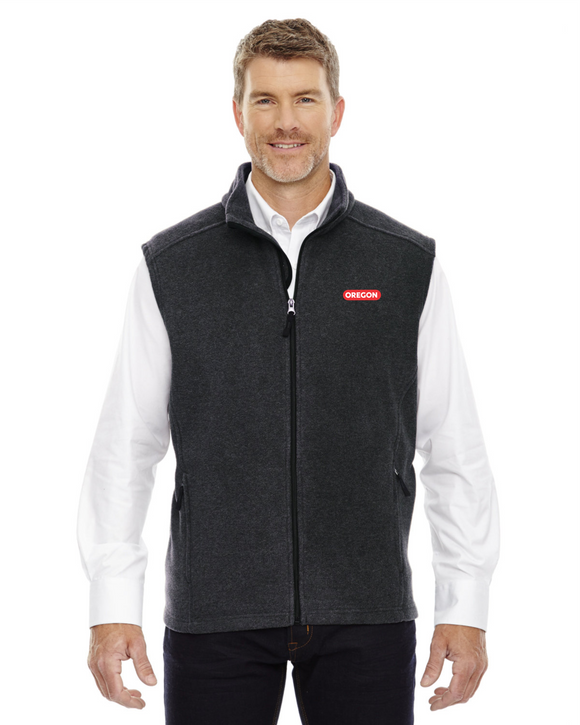 Men's Full Zip Polar Fleece Vest