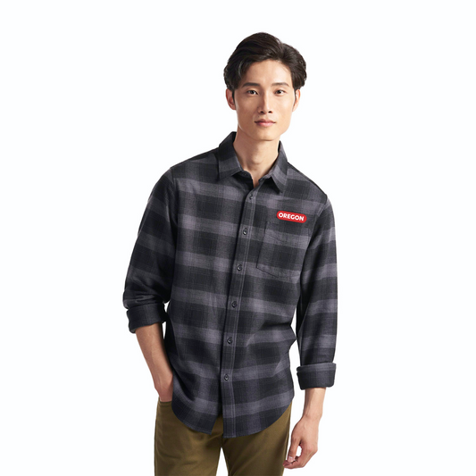 Men's Plaid Brushed Flannel Shirt