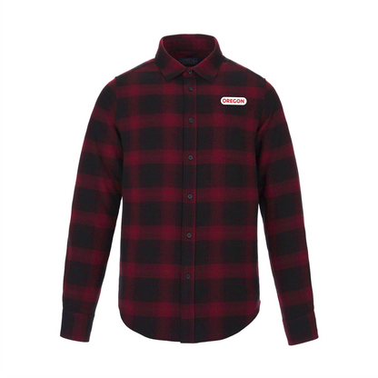 Men's Plaid Brushed Flannel Shirt