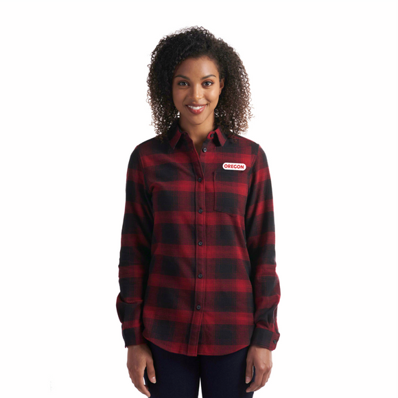 Women's Plaid Brushed Flannel Shirt