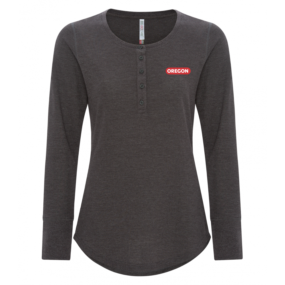 Ladies Long Sleeve Henley
