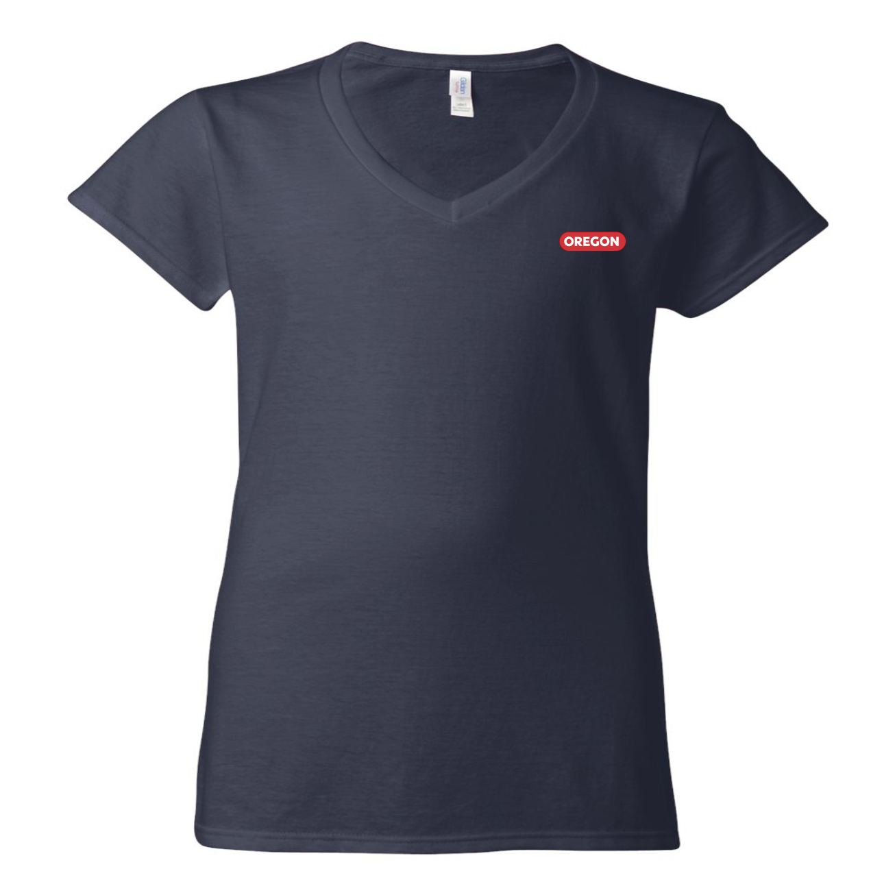 Ladies Cotton Fitted V-Neck T-shirt