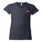 Ladies Cotton Fitted V-Neck T-shirt