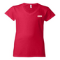 Ladies Cotton Fitted V-Neck T-shirt