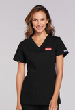 Ladies V-Neck Flex Panel Top