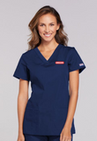 Ladies V-Neck Flex Panel Top